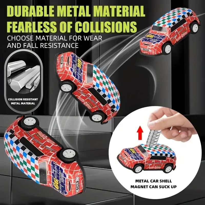 50-Piece Diecast Toy Car Set with Storage Case and Foldable Play Mat