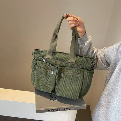 2025 New ultra-light casual large capacity retro shoulder bag