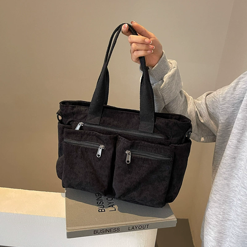 2025 New ultra-light casual large capacity retro shoulder bag