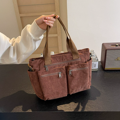 2025 New ultra-light casual large capacity retro shoulder bag