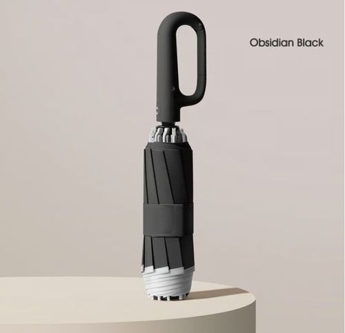 Ring buckle umbrella, Reflective Safety Strip, Sturdy Windproof, Travel Portable