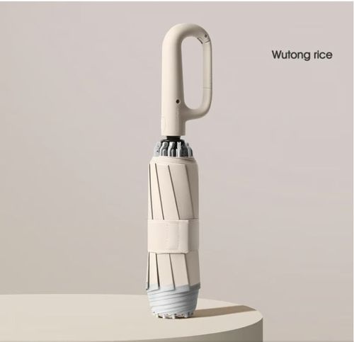 Ring buckle umbrella, Reflective Safety Strip, Sturdy Windproof, Travel Portable