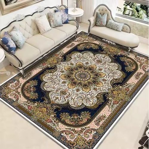 Bohemian Style Short Pile Soft Foldable Decorative Rugs