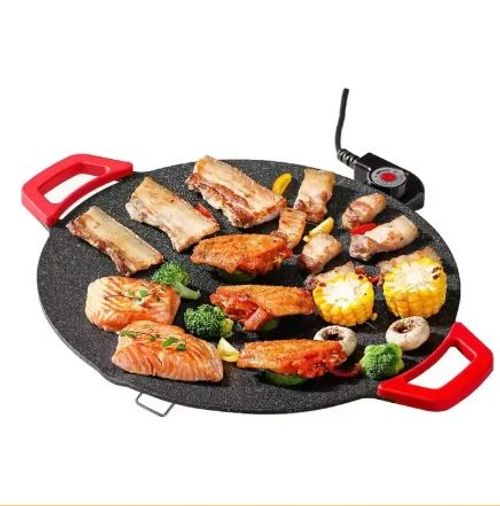 🔥Non-adhesive electric indoor grill pan
