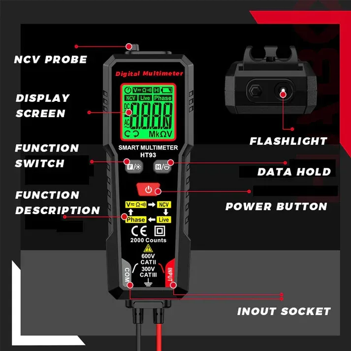 🔥Hot Sale🔥 Digital smart multimeter