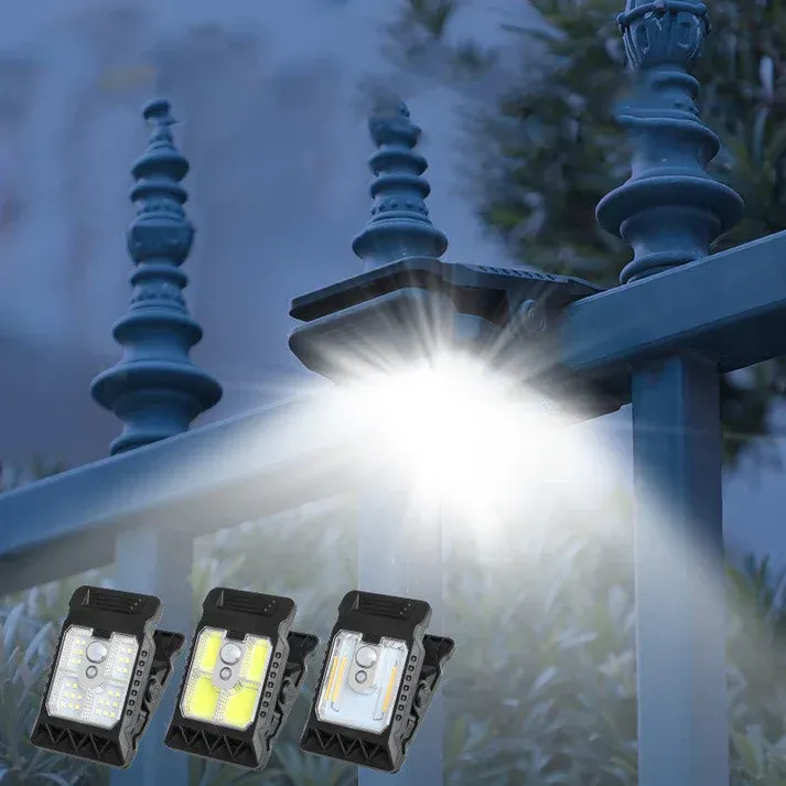 🌿 Solar clip light with motion sensor 🔥