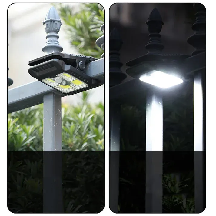 🌿 Solar clip light with motion sensor 🔥