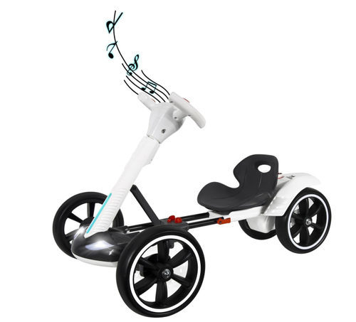 🔥Electric Go Kart for Kids , Foldable 4-Wheel Go Kart W390 Motor, 3H Endurance