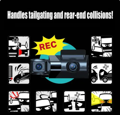 🔥3-Channel HD Dash Cam 98 sales
