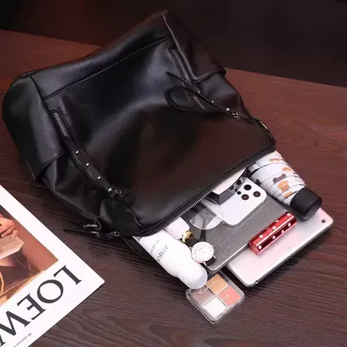 🎁🎒 ✨ New Fashionable PU Leather Women's Backpack – Stylish and avant-garde, modern and versatile, effortlessly showcasing elegant temperament