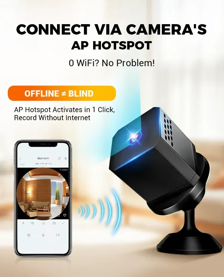 🔥Mini Magnetic Smart HD Security Camera – Protect Your Home Anytime, Anywhere!
