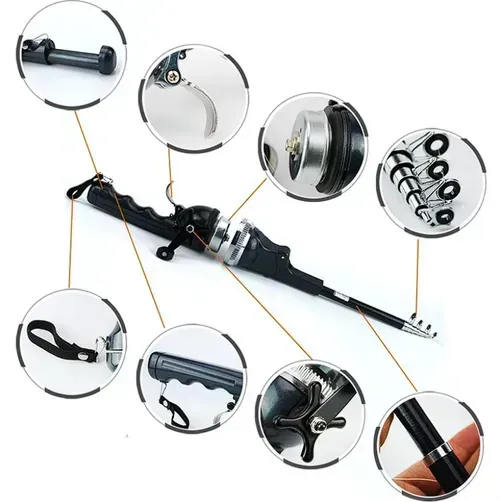 🔥🦐 All-in-one telescopic fishing rod set + 21 lure accessories copy