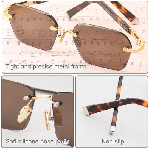 Natural Crystal Lens Sunglasses