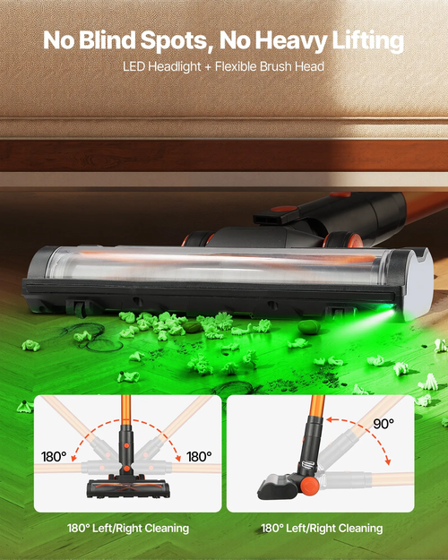 High-power handheld fast vacuum cleaner