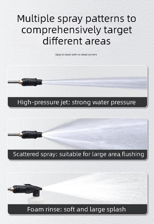 High-pressure car washer, household 220V car cleaning water gun, portable small cleaning machine, fully automatic car washing gadget
