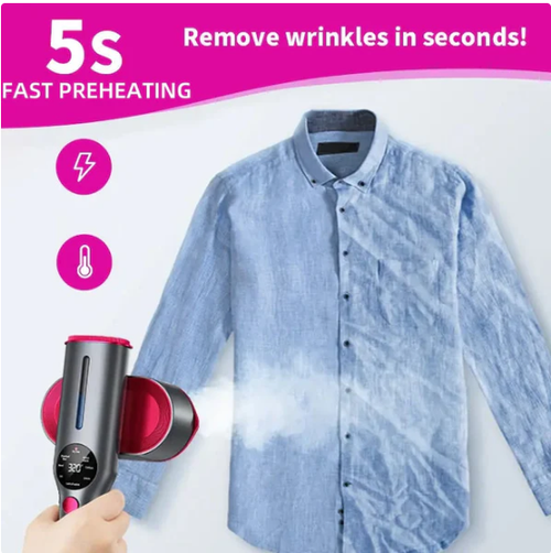 👍Convenient handheld steam iron