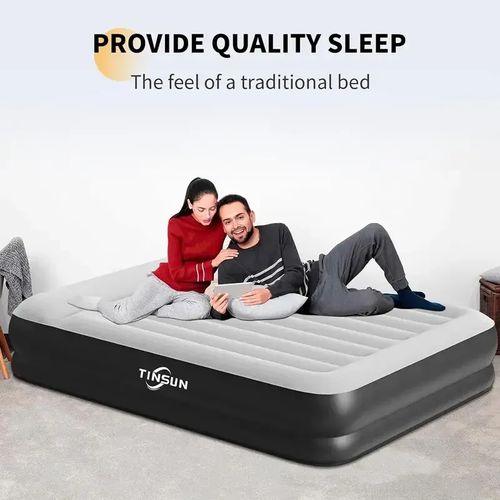 Queen Air Mattress with Built in Pump,Air Bed for