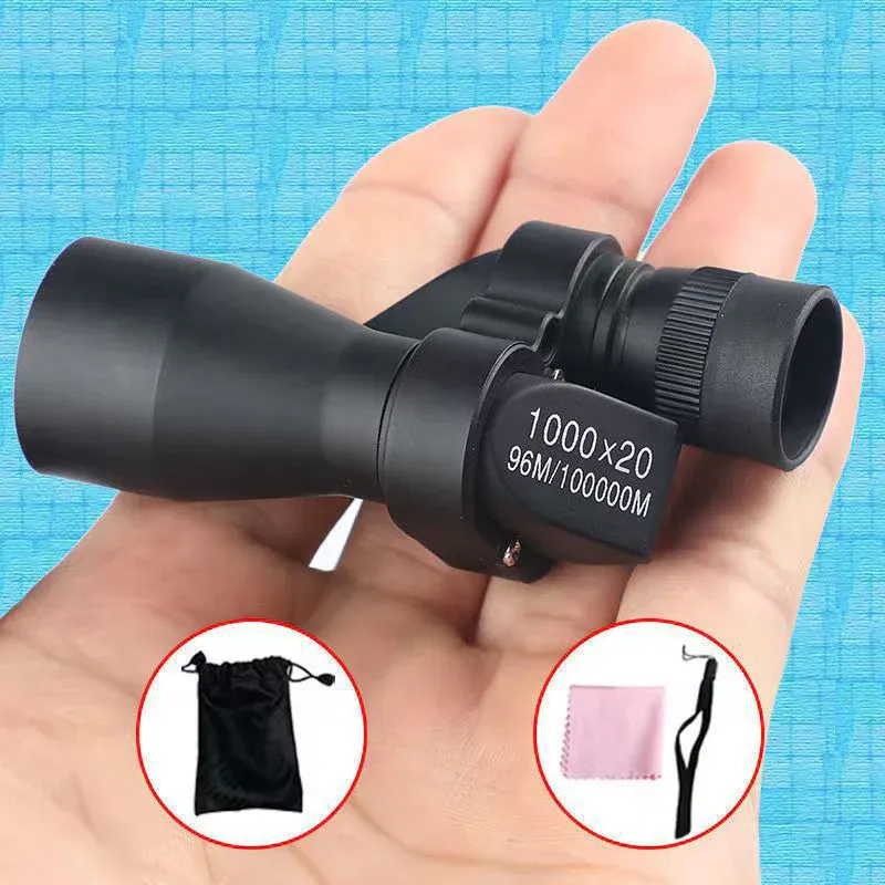 ✨🔭 Mini Pocket Binoculars (1000x20): Pocket-Large + Smartphone Clip – Perfect for Outdoor Explorations (For All Ages!)