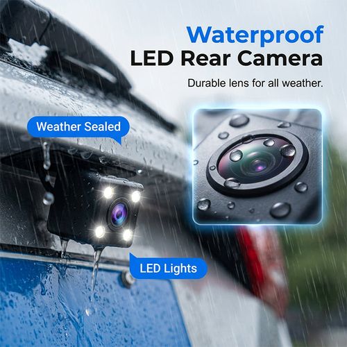 Dual Lens Rearview Mirror Dash Cam