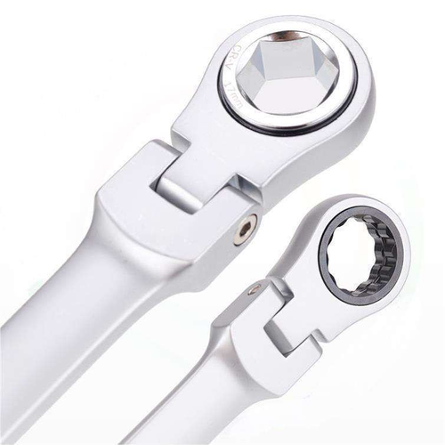 15-piece adjustable ratchet wrench set