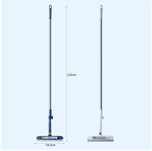 High-rise Glass Window Wiper Squeegee Scraper with Gap Cleaning Brush Extension Poles Handle Window Squeegee