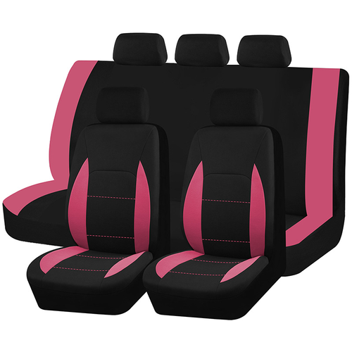 Four-season universal five-seat car fabric seat cover