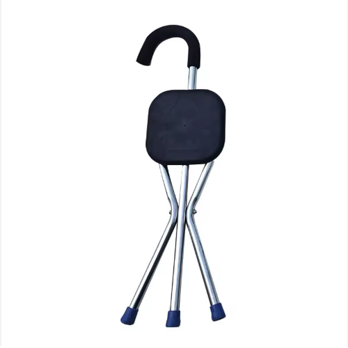 🥩✨Folding stool Easy-Folding Walking Cane with Comfortable Seat Stool for Elderly or Disabled Features As Rehabilitation Therapy Supply
