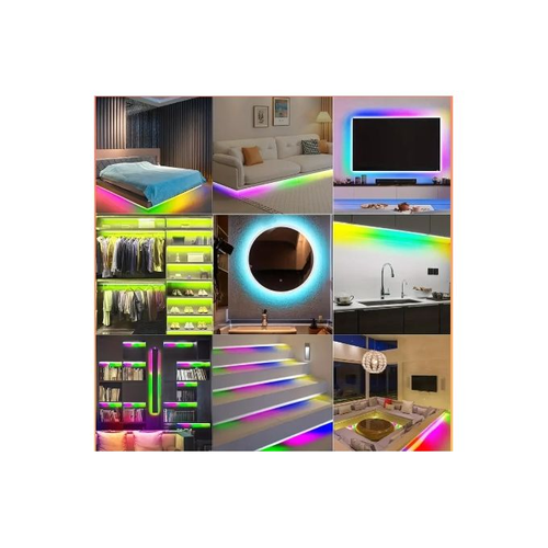 Smart LED Light Strip - Color Changing, Music Sync, RGB, 24V