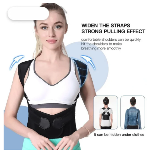 Professional Posture Corrector Back Support Belt Adjustable Strap Brace for Adolescents and Adults