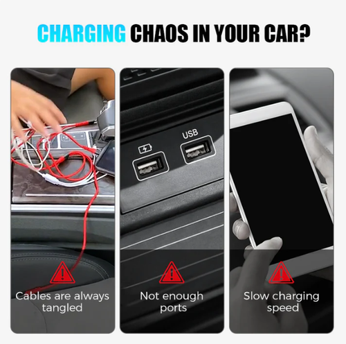 🚗 Universal Dual-Port Car FM Bluetooth Transmitter – Wireless Music, Hands-Free Calling & Dual USB Charger 🔌