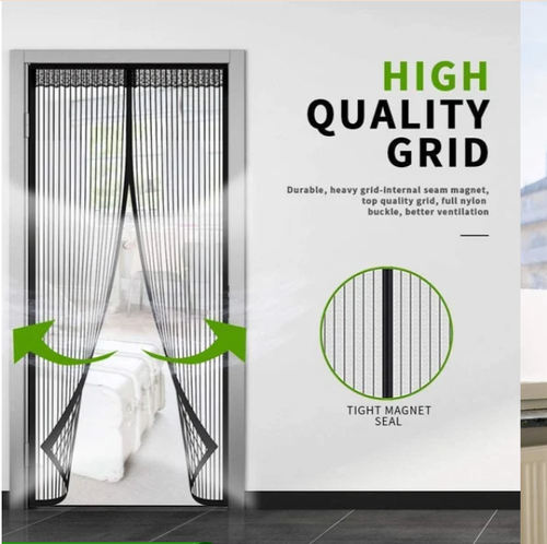 🔥Partition Keeps Bugs Out Insect Screen Mosquito Self Sealing Heavy Duty Hands Free Mosquito Curtain Mesh Magnetic Door Net