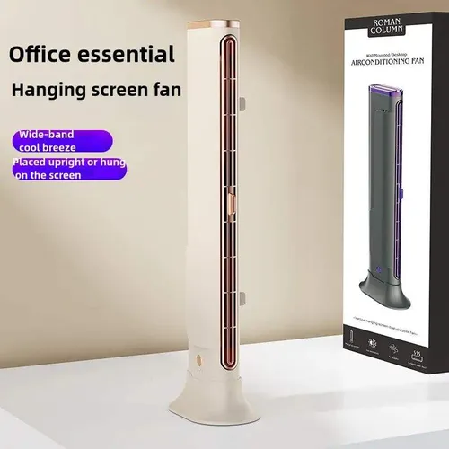❄️ Cool Comfort Anywhere – Multi-Functional Bladeless Tower Fan