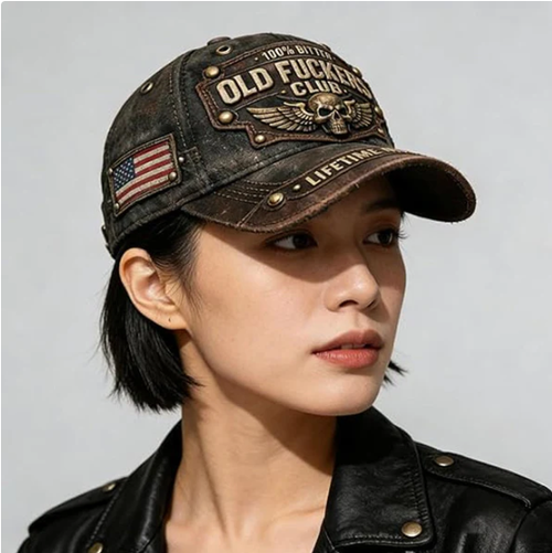 🧢 Retro baseball cap with embroidery