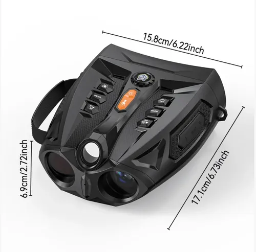4K high-definition night vision device with 4-inch IPS display screen