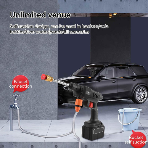 Rechargeable 48V Portable Car Wash Gun