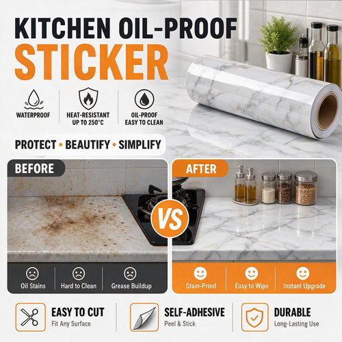 💎🍳 Marble Kitchen Peel & Stick Wallpaper | Backsplash | Waterproof Kitchen Stickers ✨💧