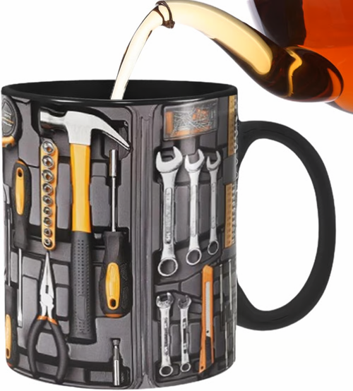 🏆Toolbox Mug - A gift for him, husband, mechanic, and father.🎁