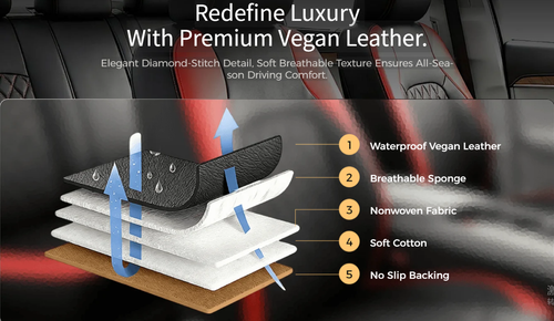 9-Piece Luxury Car Seat Covers