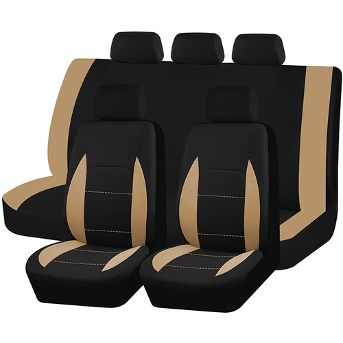 Four-season universal five-seat car fabric seat cover