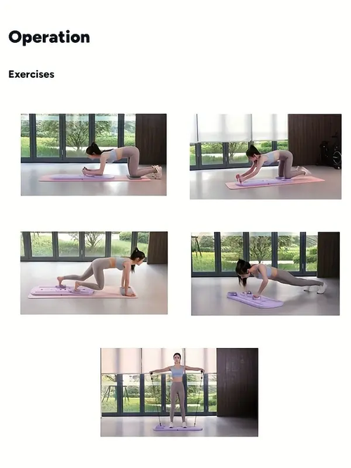 8-in-1 Multi-Functional Foldable Pilates Board