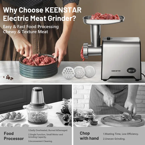 Electric Meat Grinders, Sausage Stuffer Maker