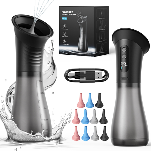 360-degree vortex cleaning safe, gentle, portable electric ear cleaner