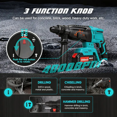SDS Plus Cordless Rotary Hammer Drill