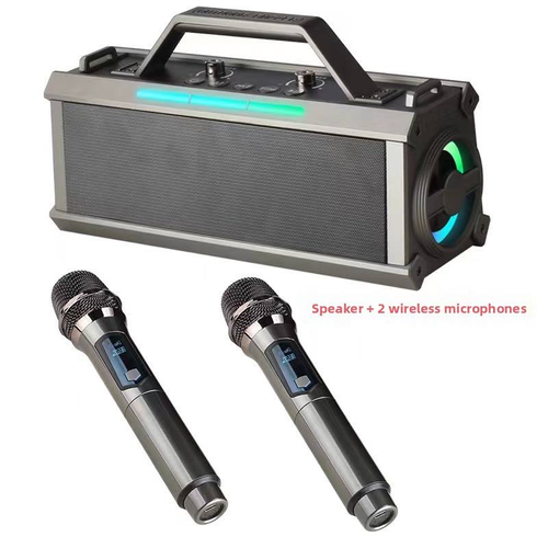 Thunderous Sound Dual-Microphone Wireless Bluetooth Speaker