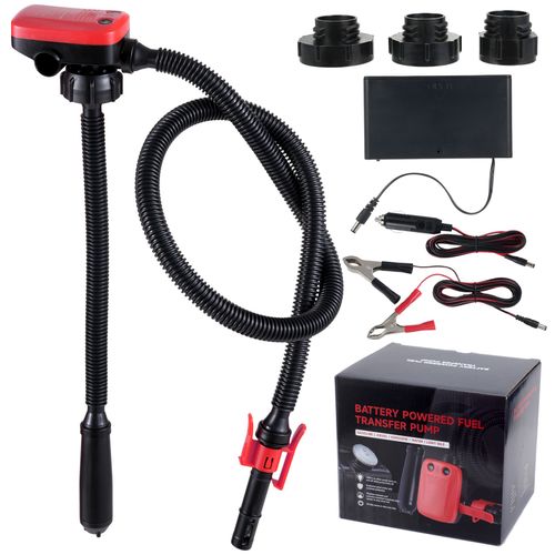 🔥 🚗 Cordless fuel delivery pump, compatible with DeWalt 20V and Miwitch 18V batteries