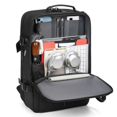 60L Carry on Vacuum Compression Travel Expandable Backpack
