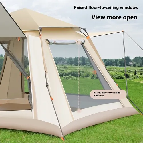 Sunscreen Folding Sunshade Tent for 3-5People Oxford Rainproof for Outdoor Family Picnics Travel