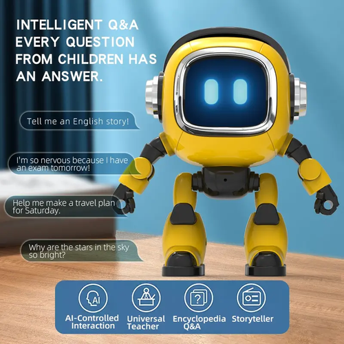 Ai Robot, Emo Robot Toys, Funny Robot Design, Gift for People with Dementia, Learning Educational Interactive Toys, Rechargeable AI-Powered Smart Robots, Ai Robots Toy, Intelligent Interactive Deepseek Robot, Educational Toy GLOBAL PICKS