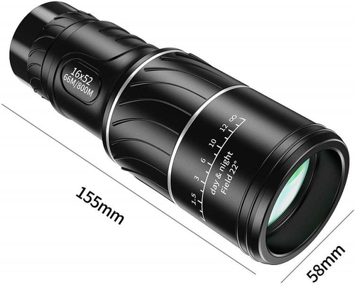 🔥16x52 Monocular Bifocal Optical Zoom Telescope