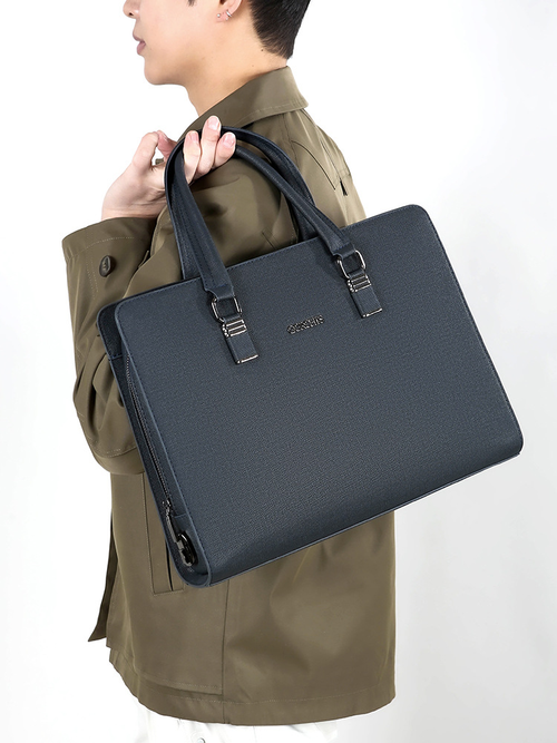 High-quality Lightweight Business Briefcase Men New Style Password Anti-theft PU Leather Computer Shoulder Messenger Bag